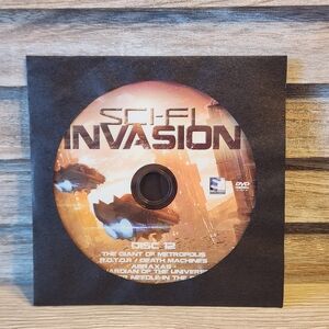 Sci Fi Invasion Science Fiction DVD Disc 12 5 Movies